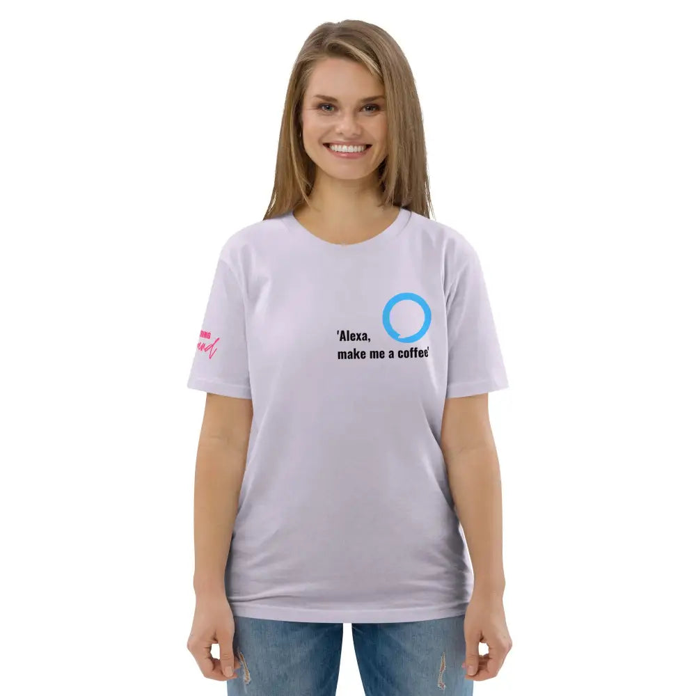 Alexa make me a coffee t-shirt - Lavender / S