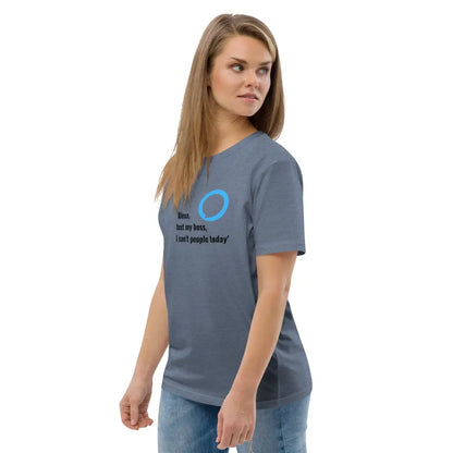 Alexa, text my boss organic cotton t-shirt - Something Profound 