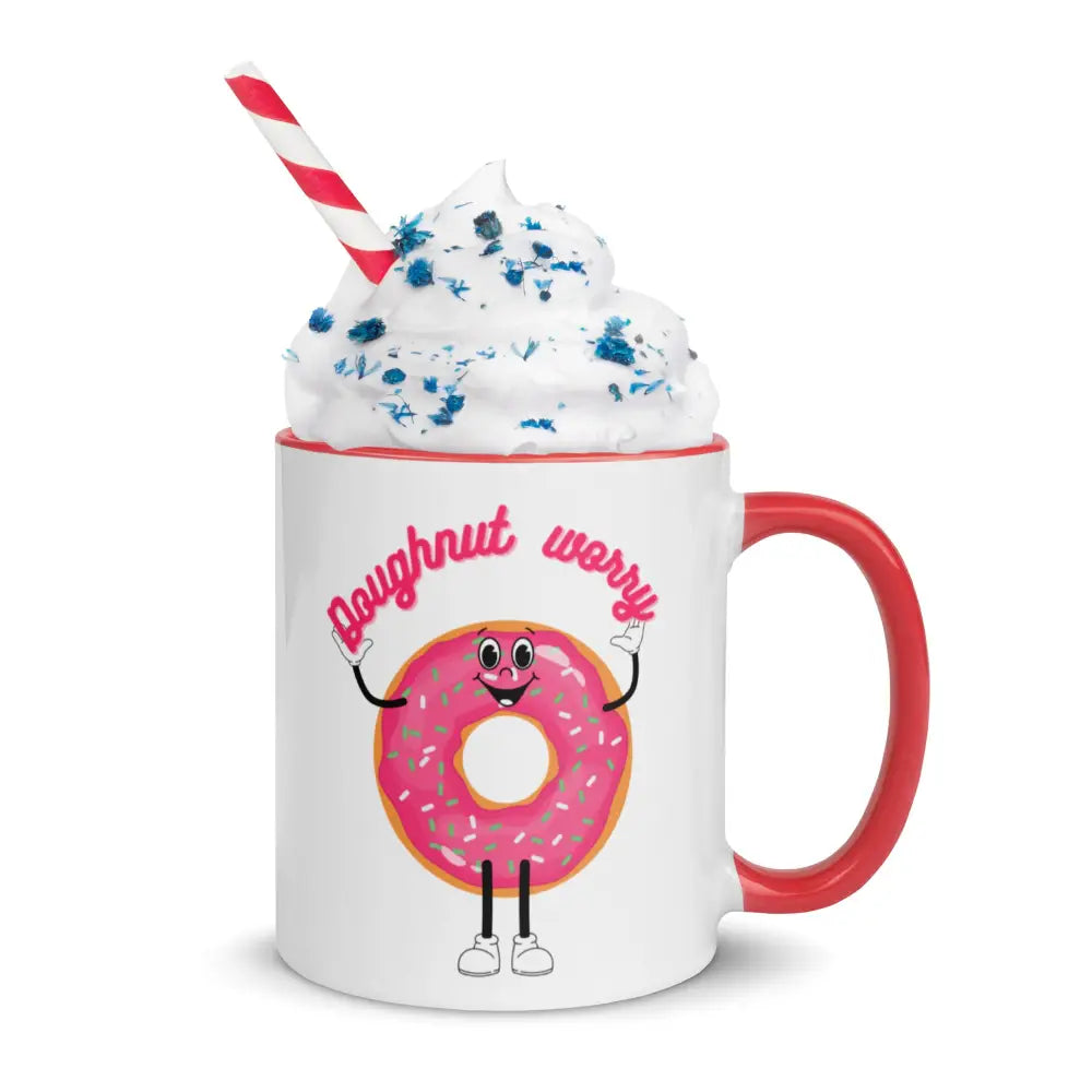 Doughnut worry Mug with Color Inside - Something Profound 