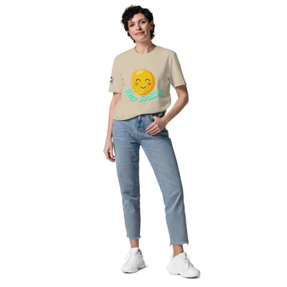 Keep Smiling cotton t-shirt - Something Profound 