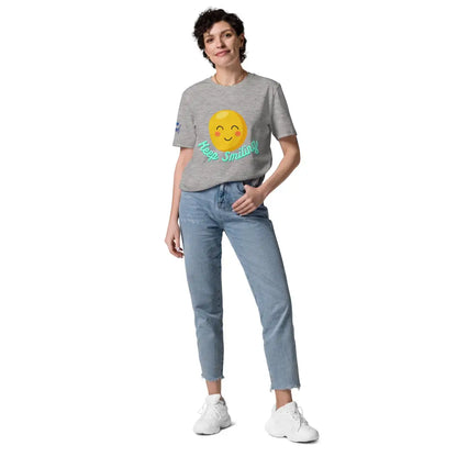 Keep Smiling cotton t-shirt - Something Profound 