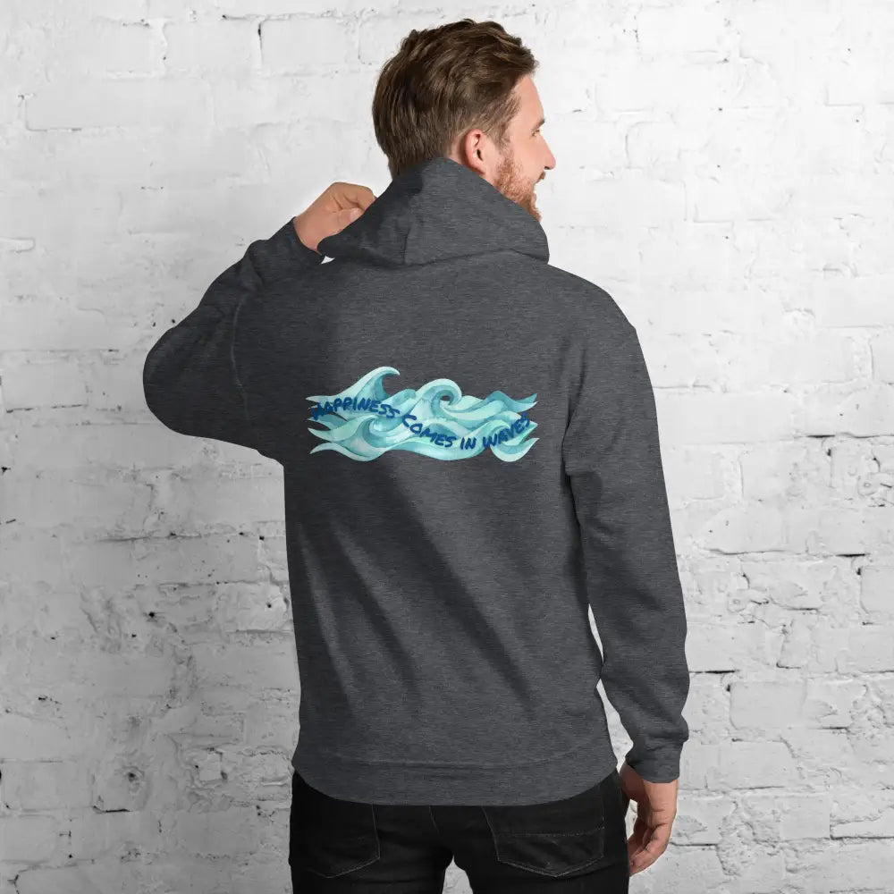 Mind Dippers 'Happiness comes in waves' Hoodie - Something Profound 