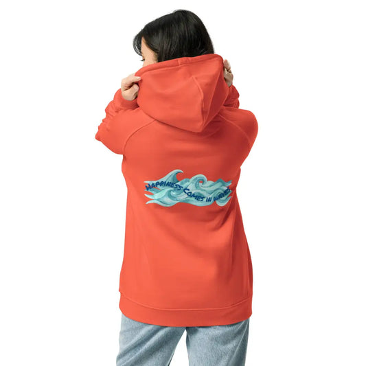 Mind Dippers 'Happiness comes in waves' Organic hoodie - Something Profound 