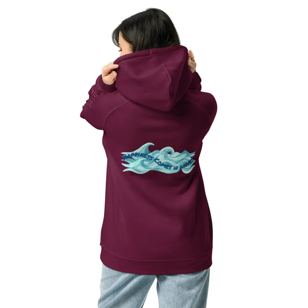 Mind Dippers 'Happiness comes in waves' Organic hoodie - Something Profound 