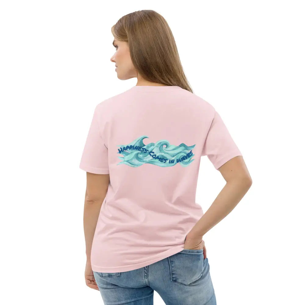 Mind Dippers 'Happiness comes in waves' organic t-shirt - Something Profound 