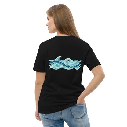 Mind Dippers 'Happiness comes in waves' organic t-shirt - Something Profound 