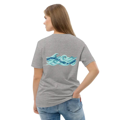 Mind Dippers 'Happiness comes in waves' organic t-shirt - Something Profound 