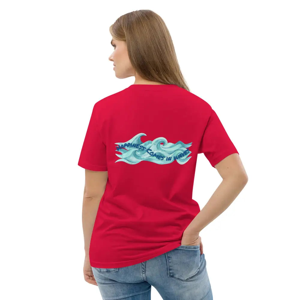 Mind Dippers 'Happiness comes in waves' organic t-shirt - Something Profound 