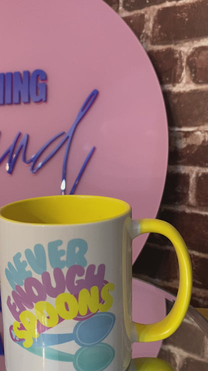 Never enough Spoons Mug for Invisible Illness - Neurodiverse